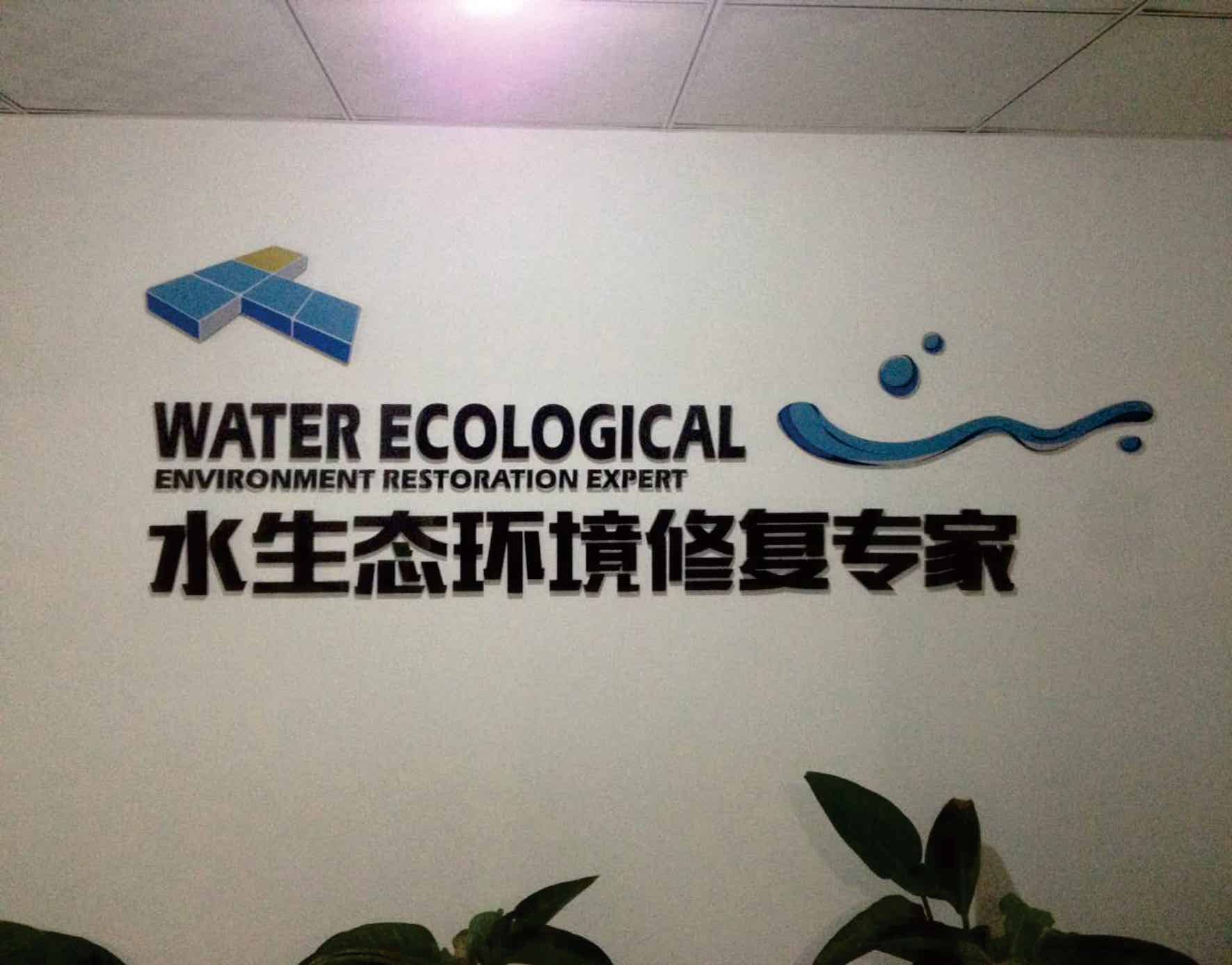 水生态玩境修复专家公司形象墙制作